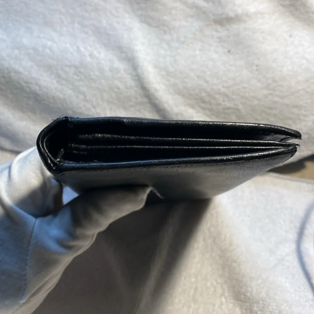 Chanel Blk CC Button Long Wallet w box & authentication card